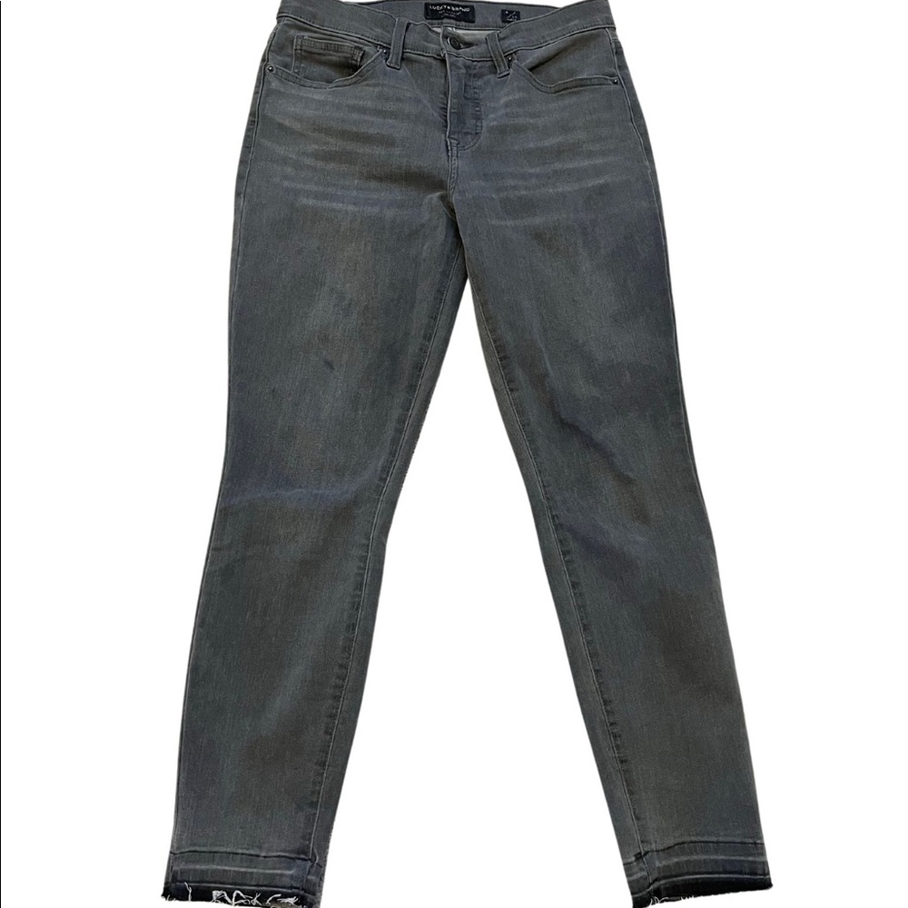 Lucky Brand Grey Jeans - Mid Rise Skinny Ava Size 29 Ankle length